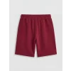 LCWAIKIKI Basic Bordo Beli Lastikli Kadın Şort