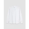 XSIDE Mavi Regular Fit Hakim Yaka Çizgili Poplin Erkek Gömlek