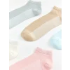 LCW DREAM Gri Dokulu Kadın Patik Çorap 5li