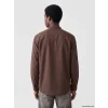 XSIDE Kahverengi Regular Fit Poplin Erkek Gömlek