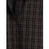 LCW Vision Kahverengi Ekose Oversize Kadın Gömlek