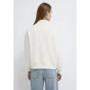 Mavi 1S10533-89145 MVJNS Nakışlı Yarı Fermuarlı Ekru Sweatshirt
