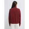 Mavi 1S10533-70411 MVJNS Nakışlı Yarı Fermuarlı Kırmızı Sweatshirt