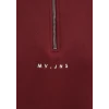 Mavi 1S10533-70411 MVJNS Nakışlı Yarı Fermuarlı Kırmızı Sweatshirt