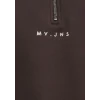 Mavi 1S10533-71603 MVJNS Nakışlı Yarı Fermuarlı Kahverengi Sweatshirt