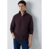 Mavi 0S20027-88083 Yarı Fermuarlı Kahverengi Sweatshirt