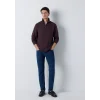 Mavi 0S20027-88083 Yarı Fermuarlı Kahverengi Sweatshirt