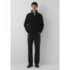 Mavi 0S20027-900 Yarı Fermuarlı Siyah Sweatshirt