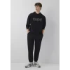 Mavi 0S10196-900 Mavi Logo Baskılı Siyah Sweatshirt
