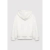 Mavi 7S10179-70057 Mavi Logo Baskılı Kapüşonlu Ekru Sweatshirt