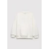 Mavi 6S10218-70057 Mavi Logo Baskılı Ekru Sweatshirt