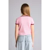Defacto D8542A8PN253 Pembe Baskılı Fitilli Kaşkorse Tişört Kız Çocuk