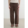 XSIDE Kahverengi Loose Fit Erkek Müslin Pantolon