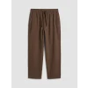 XSIDE Kahverengi Loose Fit Erkek Müslin Pantolon