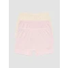 LCW Kids Ekru Baskılı Kız Çocuk Boxer 3lü