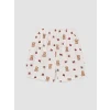 LCW Young Ekru Bebe Yaka Ayıcık Baskılı Kadın Şortlu Pijama Takımı