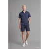 Defacto E0804AXNV175 Lacivert Nefes Alabilir Relax Fit Akışkan Kumaş Bermuda Lacivert Şort