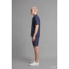 Defacto E0804AXNV175 Lacivert Nefes Alabilir Relax Fit Akışkan Kumaş Bermuda Lacivert Şort
