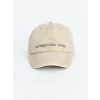 LCW ACCESSORIES Gri Nakışlı Kız Çocuk Kep Şapka