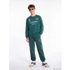 LCW Kids Yeşil Baskılı Erkek Çocuk Jogger Eşofman Altı