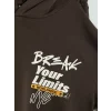 LCW Kids Kahverengi Baskılı Erkek Çocuk Eşofman Takım