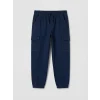 LCW Kids Lacivert Erkek Çocuk Gabardin Kargo Pantolon