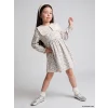 LCW Kids Lacivert Bebe Yaka Çiçekli Kız Çocuk Elbise