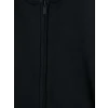 LCW Kids Siyah Kapüşonlu Kız Çocuk Fermuarlı Sweatshirt