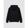 LCW Kids Siyah Kapüşonlu Kız Çocuk Fermuarlı Sweatshirt