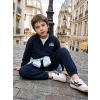 LCW Kids Lacivert New York Baskılı Erkek Çocuk Takım