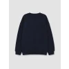 LCW Kids Lacivert Bisiklet Yaka Baskılı Erkek Çocuk Sweatshirt