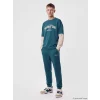 LCW Kids Petrol Erkek Çocuk Soft Touch Jogger Eşofman Altı