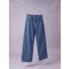 LCW Kids İndigo Taşlı Wideleg Kız Çocuk Jean Pantolon