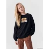 LCW Kids Lacivert Baskılı Kız Çocuk Sweatshirt