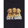 LCW Kids Lacivert Baskılı Kız Çocuk Sweatshirt