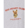 LCW Kids Gri Teddy Bear Baskılı Kız Çocuk Tişört