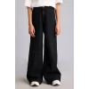Defacto H6249A8NM40 Siyah 90s Wide Leg Beş Cep Detaylı Jean Pantolon Kız Çocuk