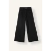 Defacto H6249A8NM40 Siyah 90s Wide Leg Beş Cep Detaylı Jean Pantolon Kız Çocuk