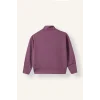 Defacto I1640A8BR354 Bordo Oversıze Yarım Fermuarlı Modal Sweatshirt Kız Çocuk