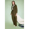 Defacto G9164AXKH209 Haki Straıght Fıt Geniş Paça Pantolon