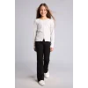 Defacto C7433A8BK81 Siyah Standart Boy Geniş Paça Tayt Kız Çocuk