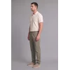 Defacto H3877AXKH465 Haki Ultra Yumuşak Beli Lastikli Bağcıklı Relax Fit Pantolon