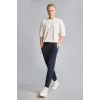 Defacto D5258AXNV64 Lacivert Slim Fit Bağcıklı Fermuar Cepli Pike Jogger Eşofman Altı