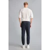 Defacto D5258AXNV64 Lacivert Slim Fit Bağcıklı Fermuar Cepli Pike Jogger Eşofman Altı