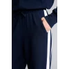 Defacto H1993AXNV238 Lacivert Ultra Yumuşak Pamuklu Straıght Fıt Standart Paça Standart Boy Modal Sporcu Lacivert Eşofman Altı