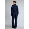 Defacto H1993AXNV238 Lacivert Ultra Yumuşak Pamuklu Straıght Fıt Standart Paça Standart Boy Modal Sporcu Lacivert Eşofman Altı