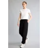 Defacto A2437AXBK81 Siyah Standart Fıt Çift Cepli Jogger Paça Uzun Dokuma Sporcu Pantolon