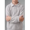 Defacto I0275A5GR91 Gri Polo Yaka Uzun Kollu Üst Geniş Paça Alt 2li Takım Erkek Bebek
