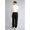 Defacto A2437AXBK81 Siyah Standart Fıt Çift Cepli Jogger Paça Uzun Dokuma Sporcu Pantolon