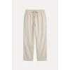 Defacto G2592AXBG766 Bej %100 Pamuk Baggy Fıt Elastik Bel Bej Pantolon
